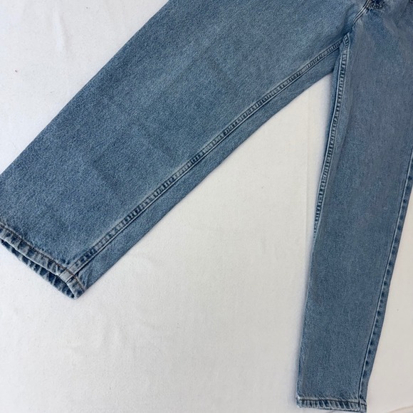 Eddie Bauer High Rise Mom Jeans Medium Wash Denim Tapered Leg Womens 10 Petite - Picture 8 of 14